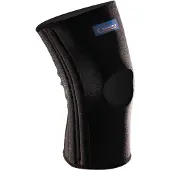 Thuasne Neopreen Kniebandage met Baleinen - Maat: XXL (knie omvang over de knieschijf: 43-46 cm) - Zwart