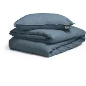 Dreamhouse Dekbedovertrek Katoen - Stone Washed - Blauw 140 x 200/220