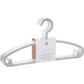 Atmosphera Kids Kinderhanger - Kledinghanger - Grijs - 24 stuks - Kunststof