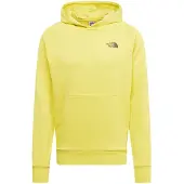 The North Face Heren Reglan Red Box Hoodie in Geel