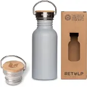 Retulp Urban - Waterfles - Drinkfles - 500 ml - Light Grey - RVS