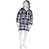 Atmosphera Fleecedeken Met Mouwen - Hoodie blanket - Tv deken - geruit