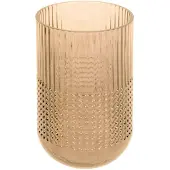 Present Time Vaas Attract handgemaakt | Present Time glas bruin 12.5x12.5x20 cm vazen | NADUVI