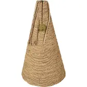Flamingo Krabkegel voor katten Bruin/Naturel - 30 x 30 x 50 cm - Stijlvolle Krabpaal voor veel krabplezier