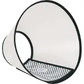 Flamingo - Halskap Capo - Transparant - XXL - 44 x 25,5 x 0.3 cm