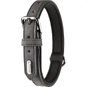 Flamingo Halsband Delu Zwart 38/48cm 25mm