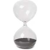 Pols Potten Ornament Sandglass Ball Black S