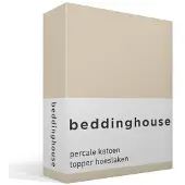 Beddinghouse Topper Hoeslaken Natural (Percal)-160 x 200 cm
