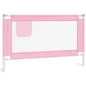 vidaXL Bedhekje peuter 120x25 cm stof roze