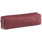 Bombata Etui Denim 20 X 6 Cm Kunstleer Rood