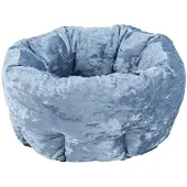 Scruffs Huisdierenmand fluweel blauw