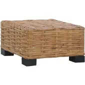 vidaXL Salontafel 47x47x28 cm natuurlijk rattan