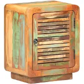 vidaXL Nachtkastje 40x30x50 cm massief gerecycled hout