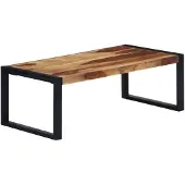 vidaXL Salontafel 110x60x40 cm massief acaciahout