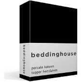 Beddinghouse Topper Hoeslaken Black (Percal)-90 x 210 cm