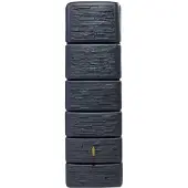 Garantia Regenton Slim - Stone Decor - 330 Liter - Antraciet