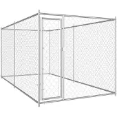 vidaXL Hondenkennel voor buiten 382x192x185 cm