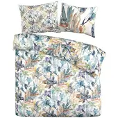 Papillon Dekbedovertrek Leaves Multi Satijn-200 x 200 / 220 cm | 2-Persoons
