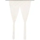 vidaXL Gordijn macramé 140x240 cm katoen