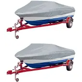 vidaXL Boothoezen 2 st 427-488x229 cm grijs