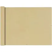 vidaXL Balkonscherm Oxford textiel 90x400 cm beige