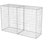 vidaXL Gabion mand 150x50x100 cm gegalvaniseerd staal