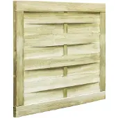 vidaXL Poort 100x75 cm groen geïmpregneerd grenenhout