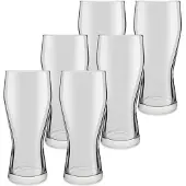 Royal Leerdam 6x Speciaal bierglazen transparant 400 ml Mainz - Bierglazen