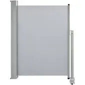 vidaXL Tuinscherm uittrekbaar 100x300 cm grijs