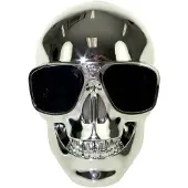 United Entertainment Skull Draadloze Bluetooth Speaker - Zilver