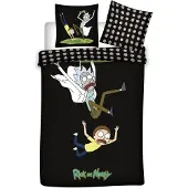 Aymax Rick and Morty Dekbedovertrek Portal Travel 140 x 200 cm - 65 x 65 cm