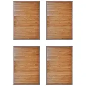 vidaXL Eetkamerstoelen 4 st gebogen hout en kunstleer crèmekleurig