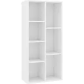 vidaXL Boekenkast 50x25x106 cm bewerkt hout wit