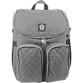 Dooky Luiertas Rugzak - 2 op 1 - Grey Melange - - OneSize - Luiertassen