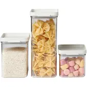 Mepal Omnia bewaardozen - 3-delige Set - Voorraaddoos - Nordic white