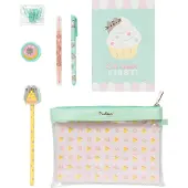 Pusheen Schrijfset Foodie Junior Groen/roze 7-delig