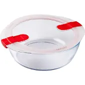 Pyrex Cook &, Heat Voedselcontainer Rond met Deksel 26 x 23cm