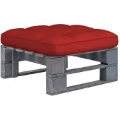 vidaXL Tuinhocker pallet geïmpregneerd grenenhout grijs