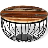 vidaXL Salontafel massief gerecycled hout