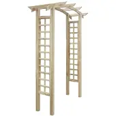 vidaXL Tuinboog 150x60x210 cm hout