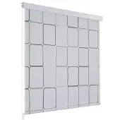 vidaXL Rolgordijn voor douche 120x240 cm vierkant