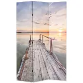 vidaXL Kamerscherm inklapbaar meer 120x170 cm