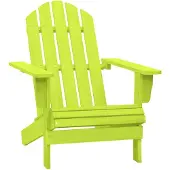 vidaXL Tuinstoel Adirondack massief vurenhout groen