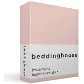 Beddinghouse - Jersey - 95% katoen - 5% lycra - Topper Hoeslaken - 80x220 cm - Licht roze