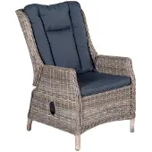 Garden Impressions Osborne verstelbare fauteuil havana sand 6,5 mm reflex black