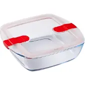 Pyrex Ovenschaal Cook & Heat Vierkant Transparant 25 x 22 cm