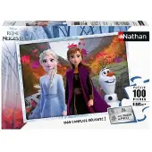 Ravensburger Puzzle 100 pièces Un monde magique Disney La Reine des Neiges 2