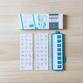 Gezinnig Checkpad Dagplanner - Blauw