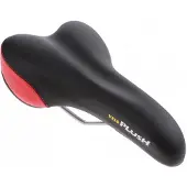 Velo zadel plush sport vl-3011 zwart rood