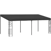 vidaXL Wandpaviljoen, 6x3x0,5 meter, antraciet